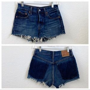 Levi's 501 Mid Rise Pocketless Shorts W24
